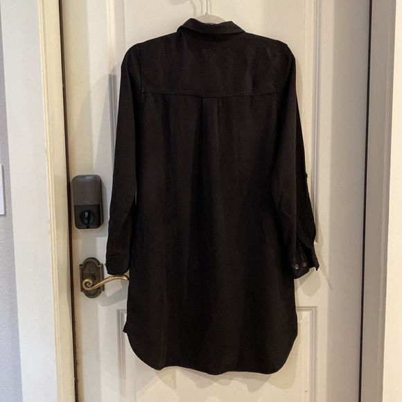 Thread + Supply black lyocell shirt dress size small EUC - Picture 8 of 8